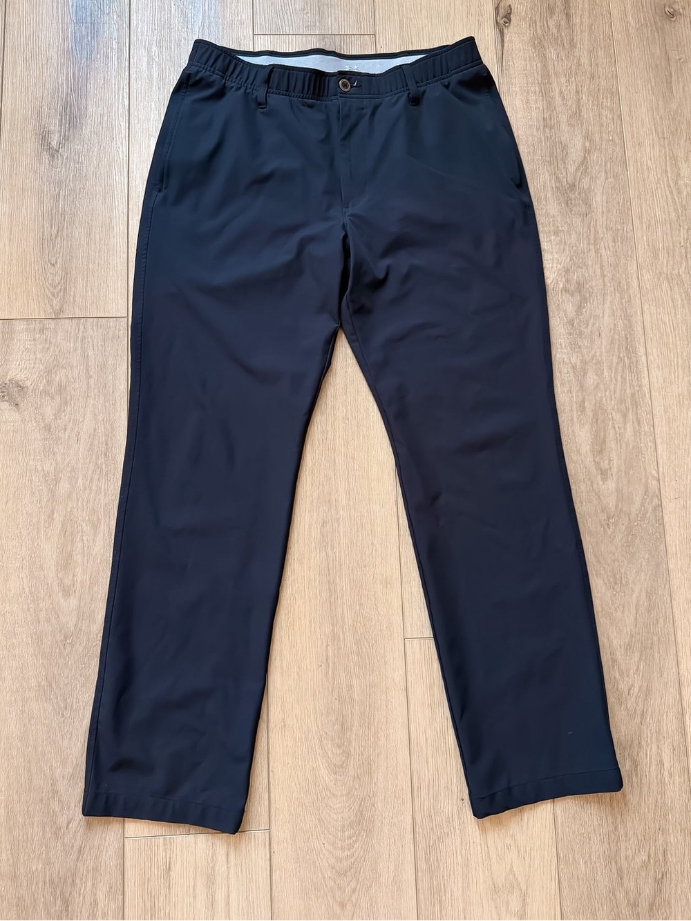 UNDER ARMOUR UA MENS DRIVE PANTS BLACK SIZE 36/32 GOLF WORKWEAR
